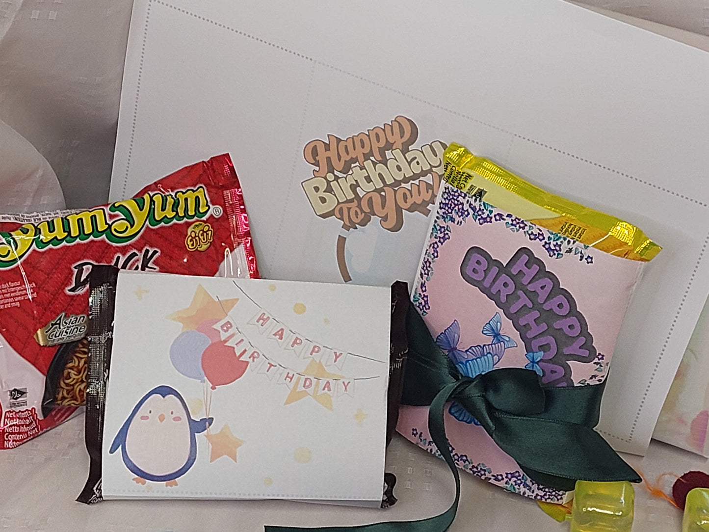 Yum Yum Banderole zum Geburtstag