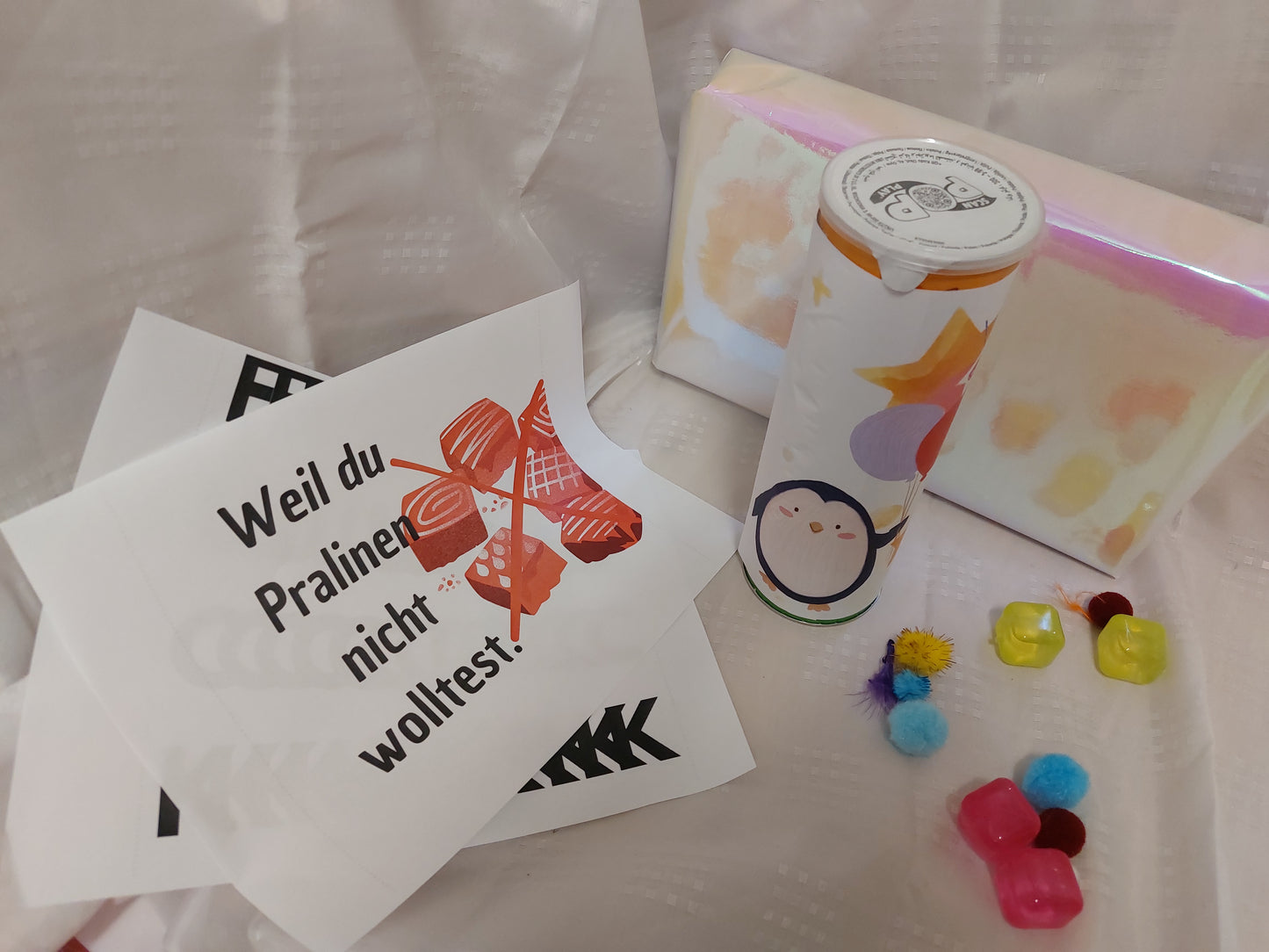 Banderole für Pringles Fun und Geburtstag