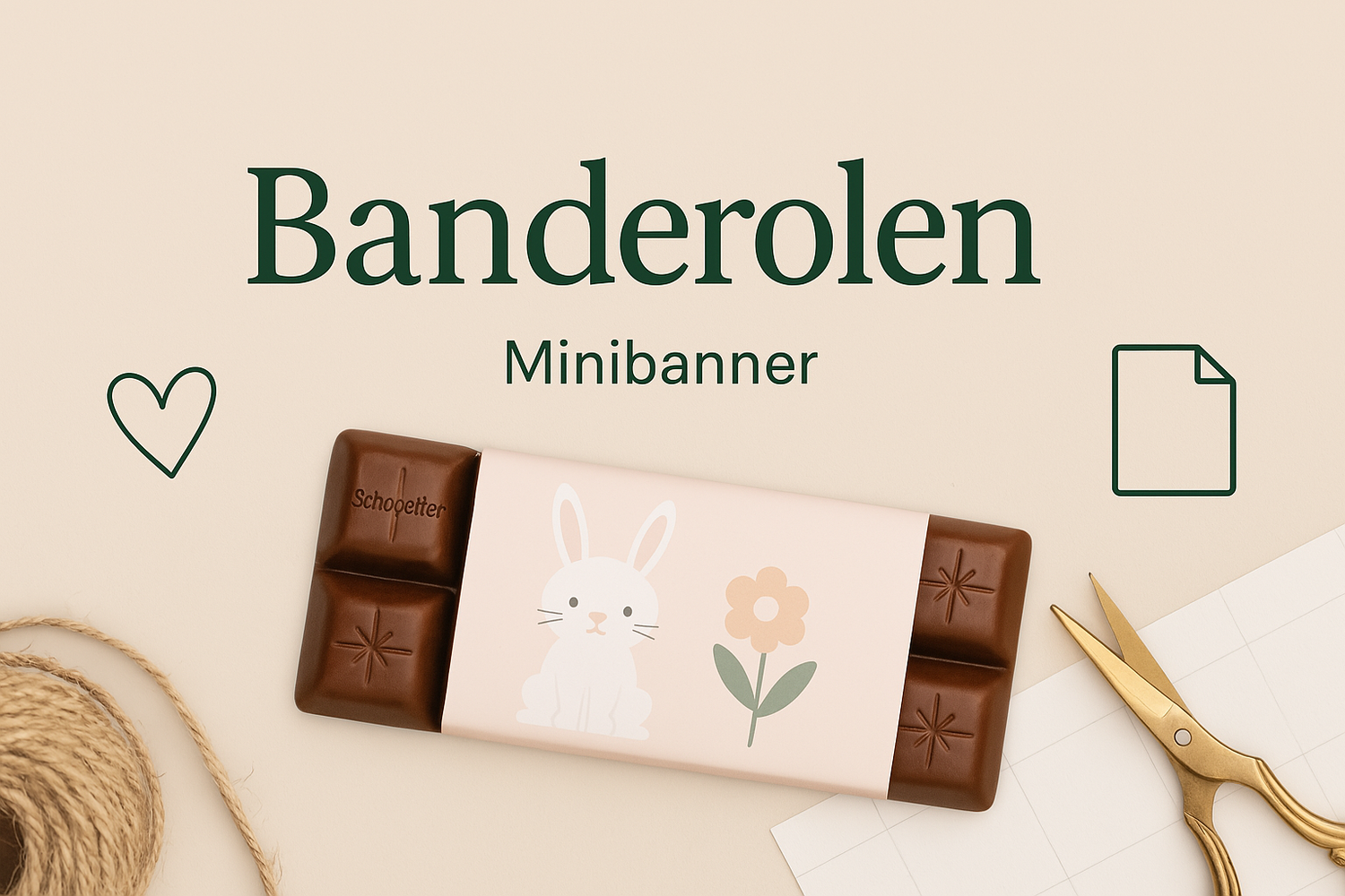 Banderolen zum Ausdrucken